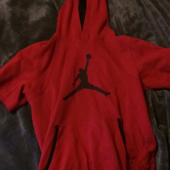 short sleeve jordan hoodie